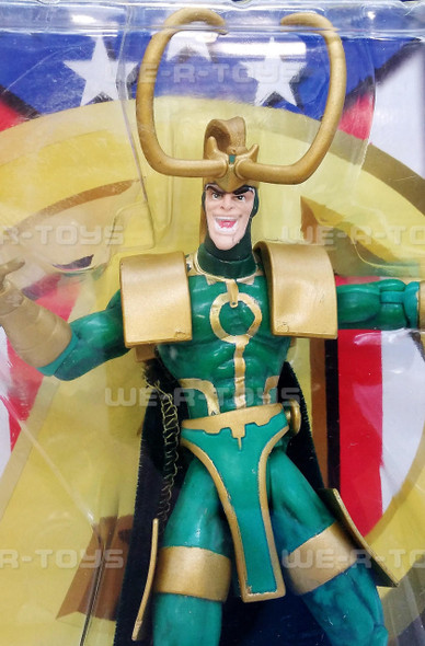  Marvel Earth's Mightiest Heroes Avengers Loki Action Figure Toy Biz 48042 NRFP 