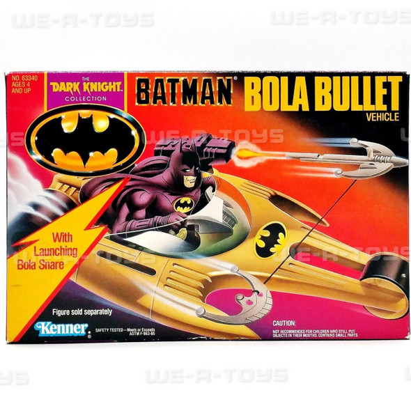  DC The Dark Knight Collection Batman Bola Bullet Vehicle Kenner 1990 #63340 NEW 
