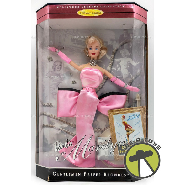 Barbie As Marilyn Monroe in Gentlemen Prefer Blondes 1997 Mattel #17451