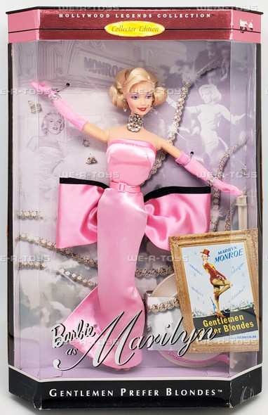 Barbie As Marilyn Monroe in Gentlemen Prefer Blondes 1997 Mattel #17451