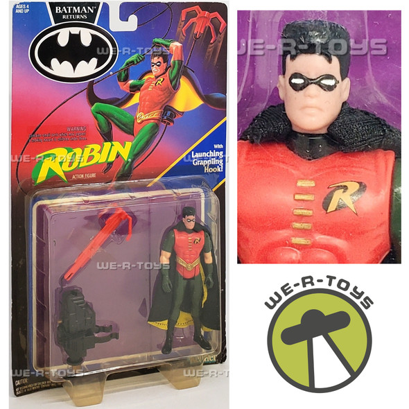 DC Batman Returns Robin Action Figure with Launching Grappling Hook Kenner