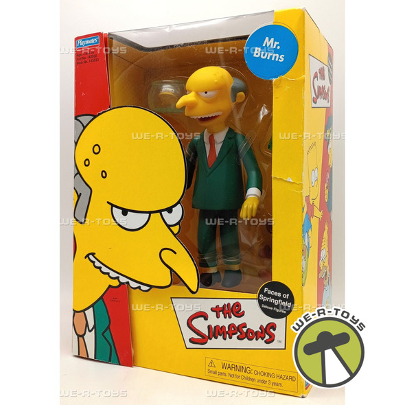 The Simpsons Mr. Burns Faces of Springfield Collection Deluxe Figure Playmates