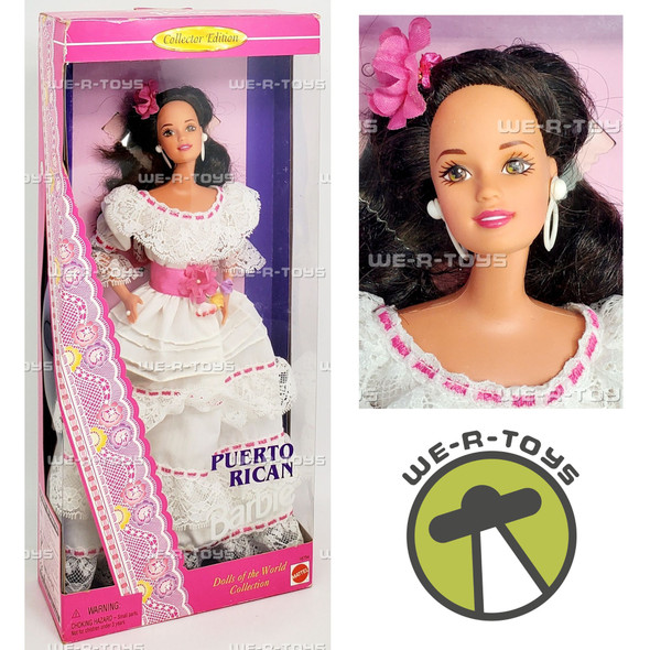 Barbie Dolls of the World Collection Puerto Rican Doll 1996 Mattel #16754