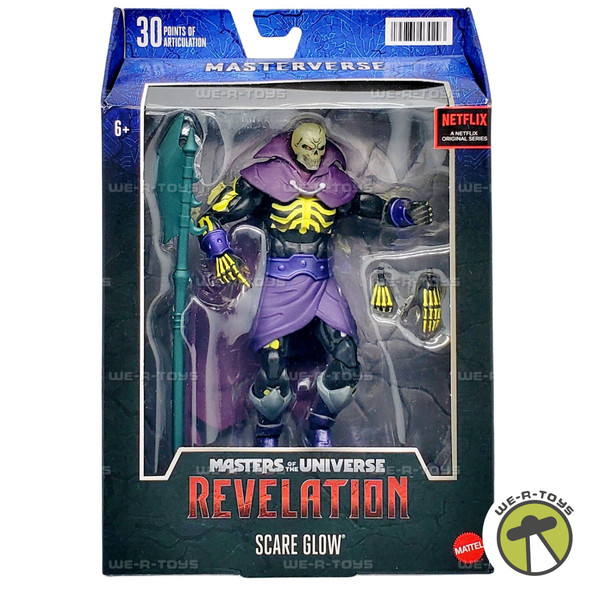 Masters of the Universe Revelation Masterverse Scare Glow Action Figure Mattel