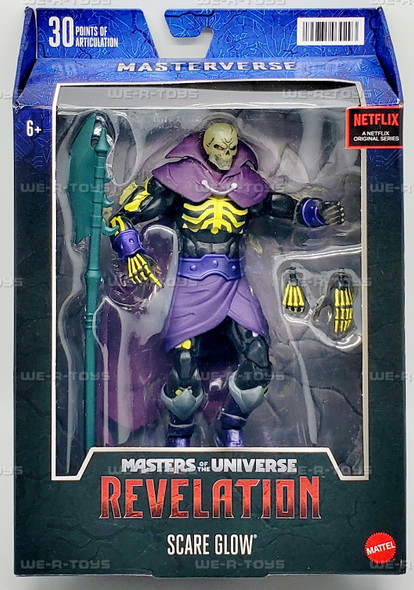 Masters of the Universe Revelation Masterverse Scare Glow Action Figure Mattel