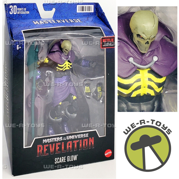 Masters of the Universe Revelation Masterverse Scare Glow Action Figure Mattel