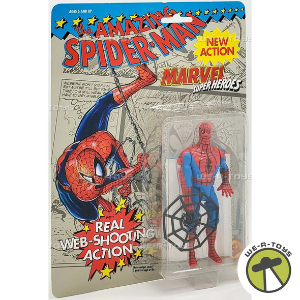Marvel Super Heroes The Amazing Spider-Man Figure With Real Web-Shooting Action