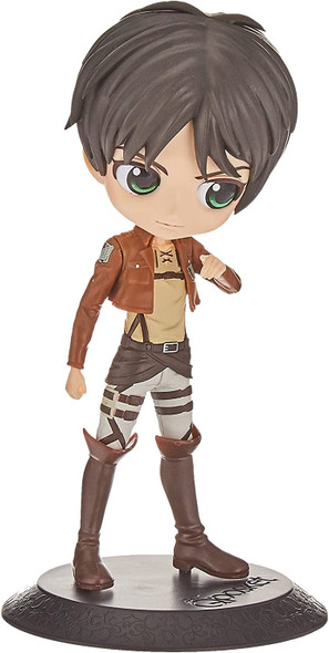 Attack on Titan Q Posket Eren Yeager Mini Figure Banpresto Bandai 2022 Kodansha