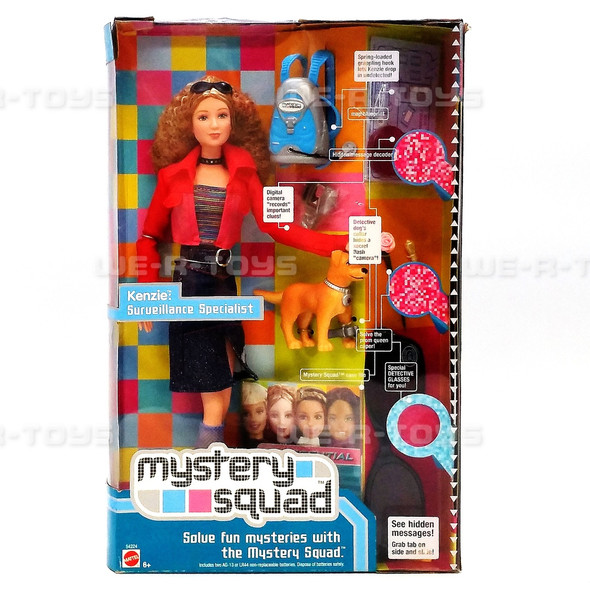 Barbie Mystery Squad Kenzie Surveillance Specialist Doll 2002 Mattel #54224