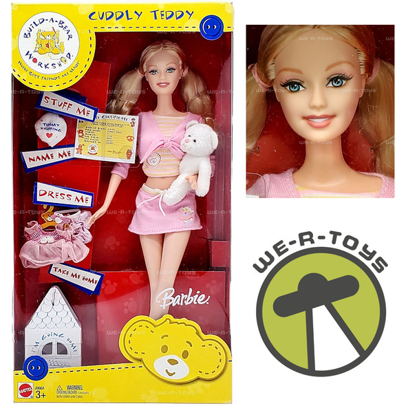 Build-A-Bear Workshop Cuddly Teddy Barbie Doll 2005 Mattel J0864