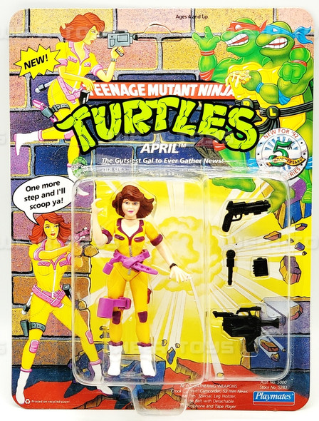 Teenage Mutant Ninja Turtles 5th Anniversary April Figure Unpunched NRFP (2)