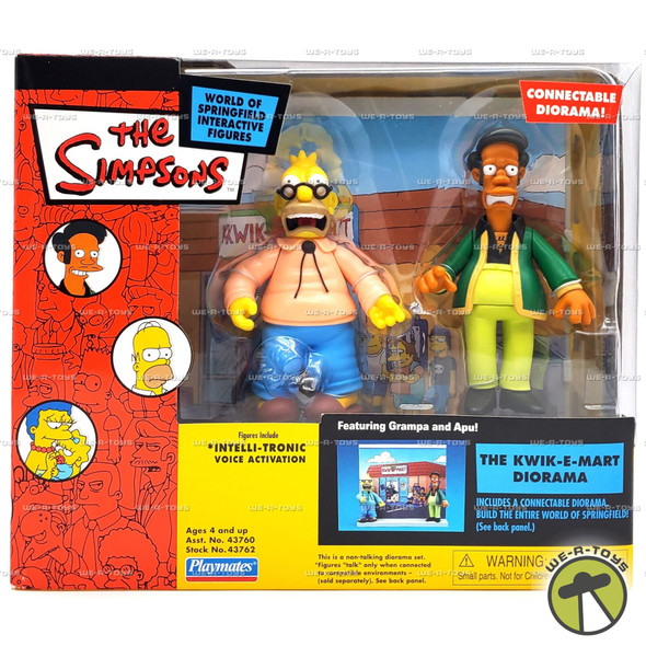 The Simpsons The Kwik-E-Mart Diorama Action Figure Playset Playmates #43762