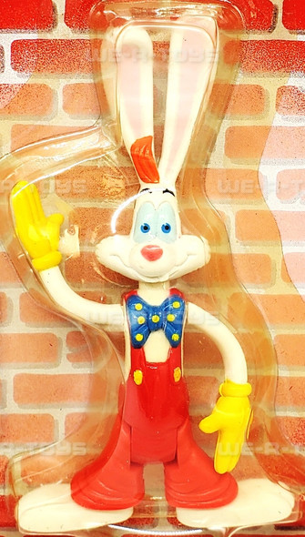 Who Framed Roger Rabbit Animates Roger Rabbit 3.75" Figure LJN Toys #8610 NEW