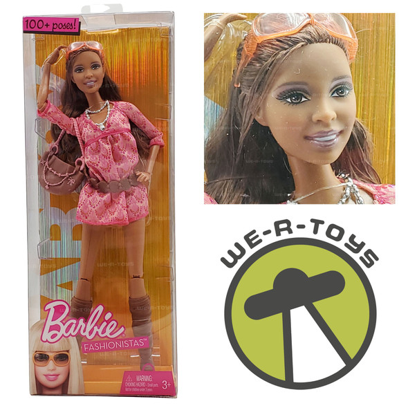 Barbie Fashionistas Artsy African American Doll 2009 Mattel #R9883