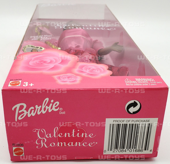 Barbie Valentine Romance African American Doll 2003 Mattel #B1806 NEW