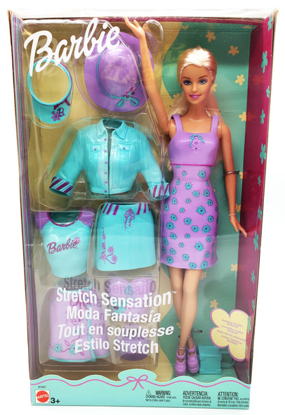 Barbie Stretch Sensation Amazing Flexible Fashions Doll 2003 Mattel B2987