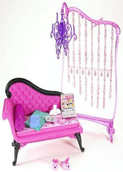 Barbie My House Basic Furniture Glam Daybed! 2009 Mattel N4899