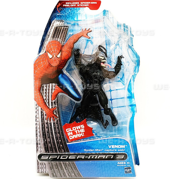 Marvel Spider-Man 3 Venom Action Figure With Capture Web 2007 Hasbro #69197 NEW