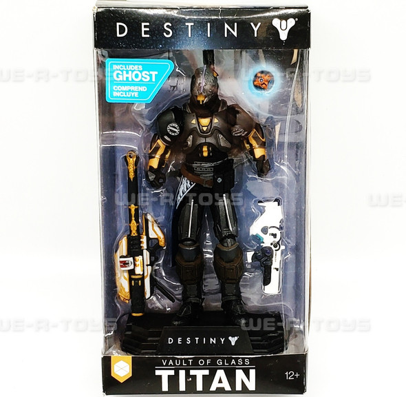 DESTINY Destiny Vault of Glass Titan Figure Amduat Ink Shader W/ Helm of Saint #28 NEW