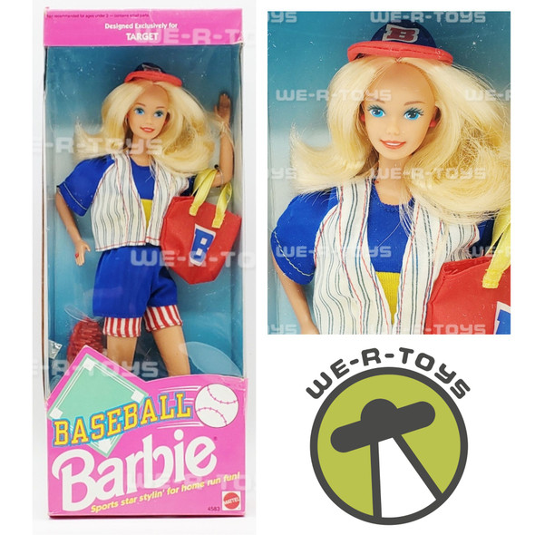 Barbie Baseball Doll Exclusively For Target 1992 Mattel No. 4583 NEW