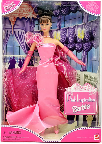 Pink Inspiration Barbie Doll Brunette Special Edition 1998 Mattel 21721