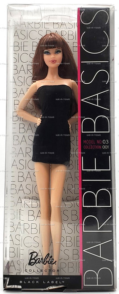 Barbie Basics Doll Auburn Hair Model No. 03 Mattel #R9921