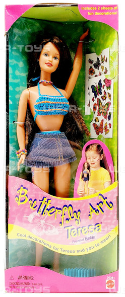 Butterfly Art Theresa Barbie Doll 1998 Mattel 20361