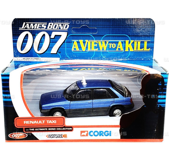James Bond 007 A View to Kill Renault Taxi Car 2002 Corgi #TY06402 NEW