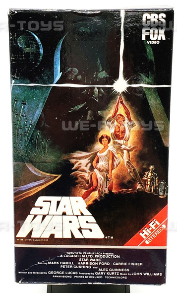 Star Wars (1977) Theatrical Release Hi-Fi Betamax Video 1984 CBS Fox Video USED