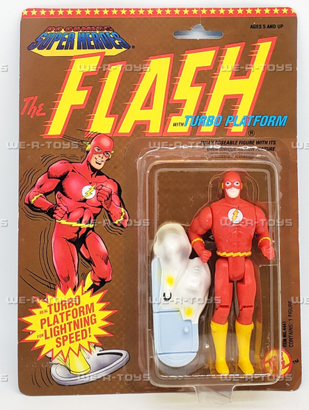 DC Comics Super Heroes The Flash With Turbo Platform Action Figure Toy Biz 4441