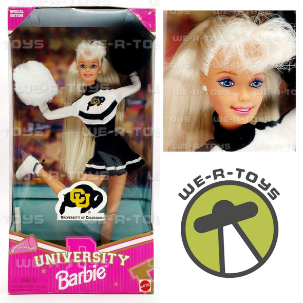 Barbie University of Colorado Cheerleader1996 Mattel 19169