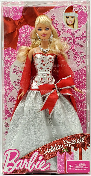 Holiday Sparkle Barbie Doll 2010 Mattel V4415