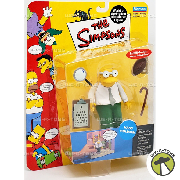 The Simpsons World of Springfield Interactive Figure Hans Moleman #199237 NEW