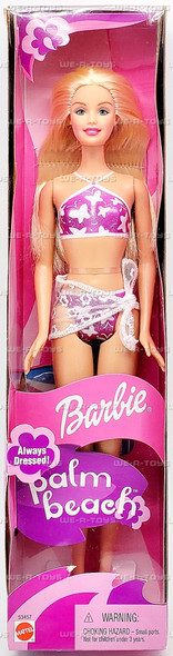 Barbie Palm Beach Always Dressed Doll 2001 Mattel 53457