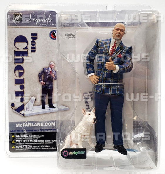 NHL Legends Series 3 Hockey Hall of Fame Don Cherry Figure McFarlane Toys 2006