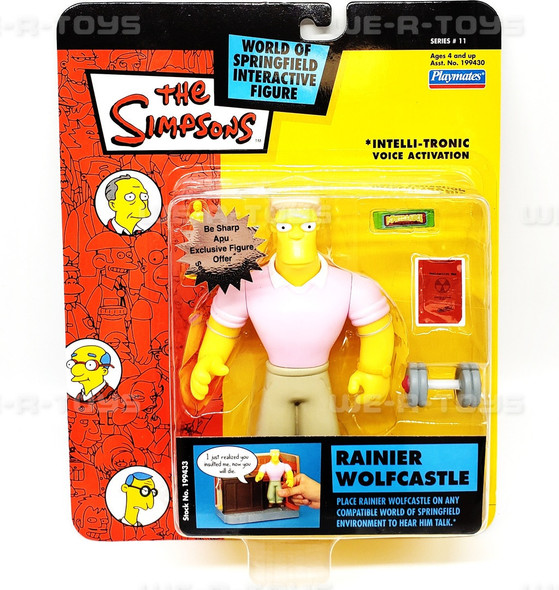 The Simpsons World of Springfield Interactive Figure Rainer Wolfcastle #199433