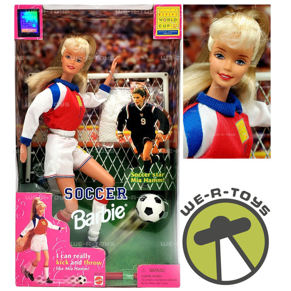 Soccer Barbie FIFA Women's World Cup 1998 Mattel 20151