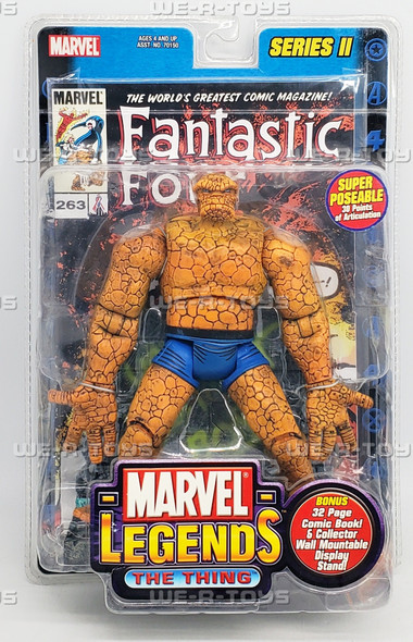 Marvel Legends The Thing Action Figure Series II 2002 Toy Biz #70151