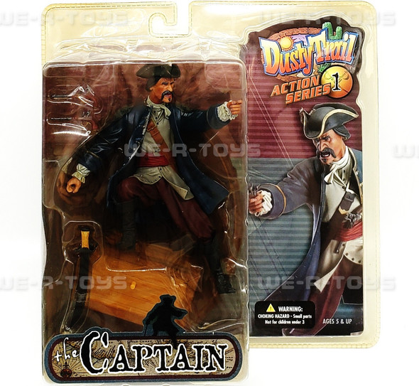 Dusty Trail Action Series 1 The Captain Action Figure 2003 #30005 NEW