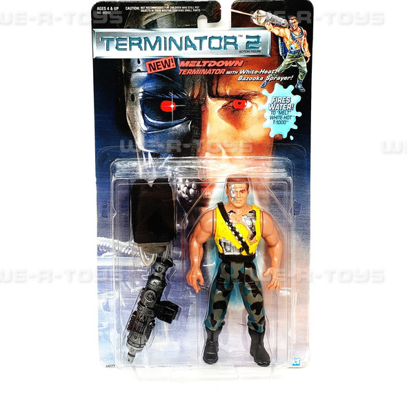 Terminator 2 Meltdown Terminator Action Figure With White-Heat Bazooka Sprayer