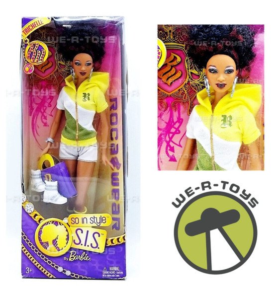 Barbie So In Style Trichelle African American Barbie Doll Roca Wear 2011 Mattel NRFB