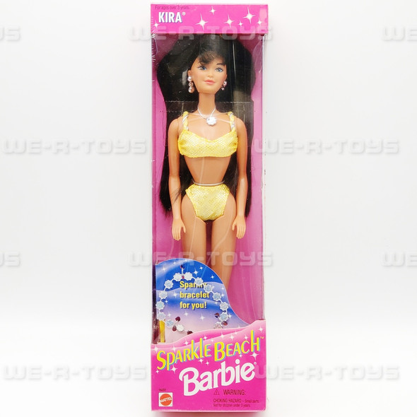 Barbie Sparkle Beach Kira Doll 1995 Mattel #14351 Shorter Straight Hair NEW Barbie Sparkle Beach Kira Doll 1995 Mattel #14351 Shorter Straight Hair NEW