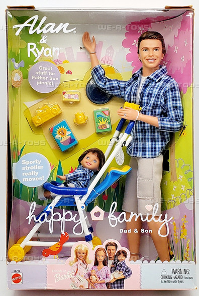 Happy Family Doll Set with Alan and Ryan 2002 Mattel 56710