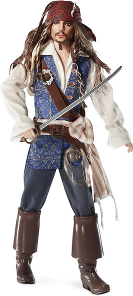 Barbie Pirates of the Caribbean On Stranger Tides Captain Jack Sparrow Doll 2010