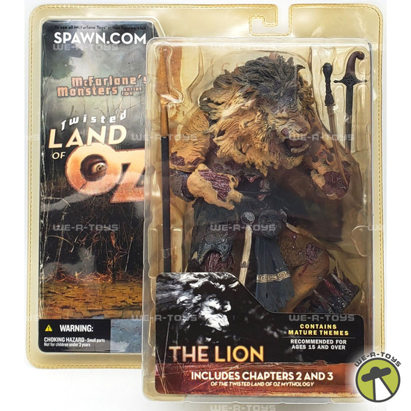 McFarlane's Monsters Series 2 Twisted Land of Oz The Lion Action Figure New