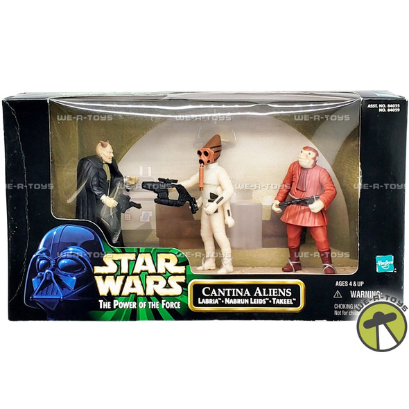 Star Wars Power of the Force Cantina Aliens Labria, Nabrun Leids, Takeel 1998