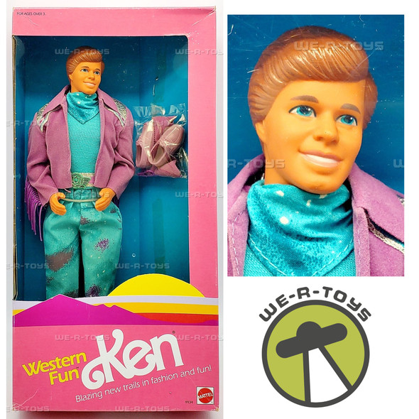 Western Fun Ken Barbie Doll 1989 Mattel 9934