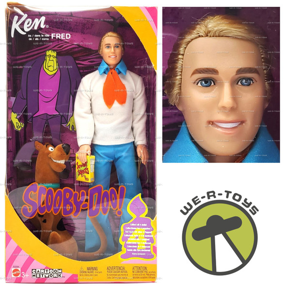 Barbie Ken Doll As Fred in Scooby-Doo! and Scooby 2002 Mattel B3284
