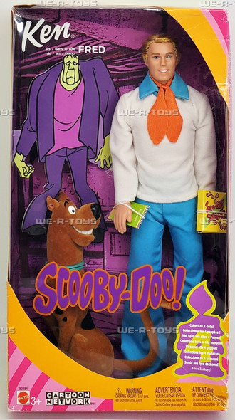 Barbie Ken Doll As Fred in Scooby-Doo! and Scooby 2002 Mattel B3284