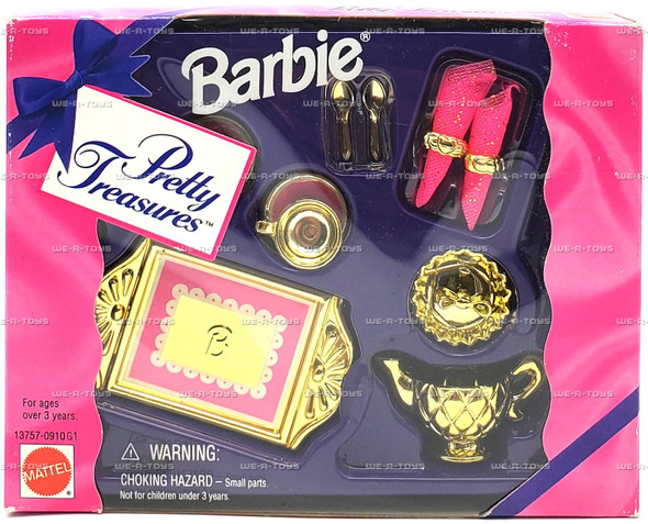 Barbie 1995 Pretty Treasures Dining Set Mattel 13757